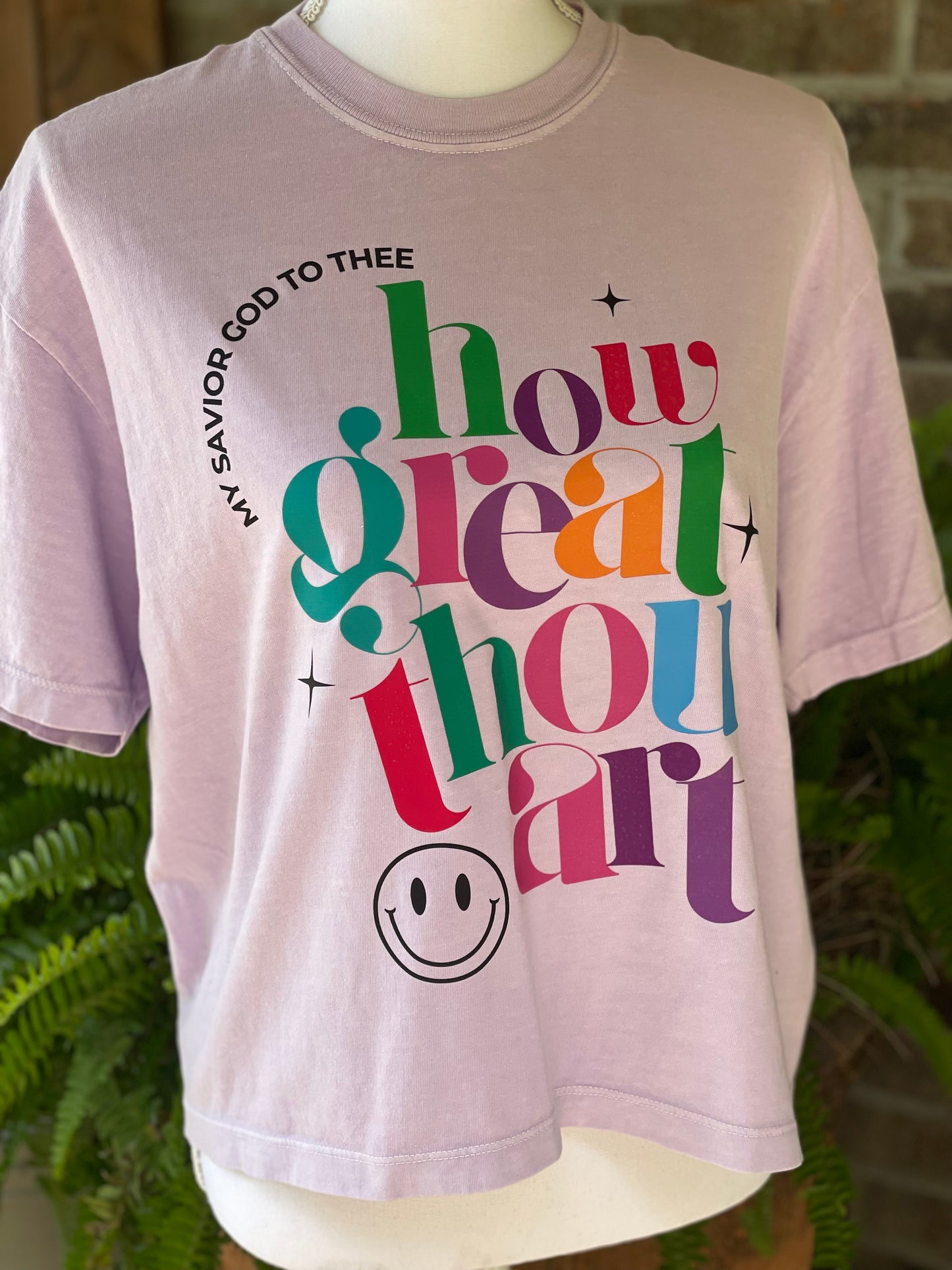 How Great Thou Art Cropped Tee