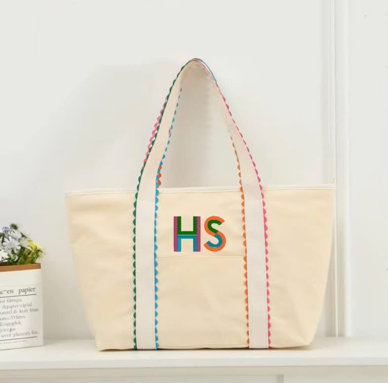 Ric Rac Canvas Tote
