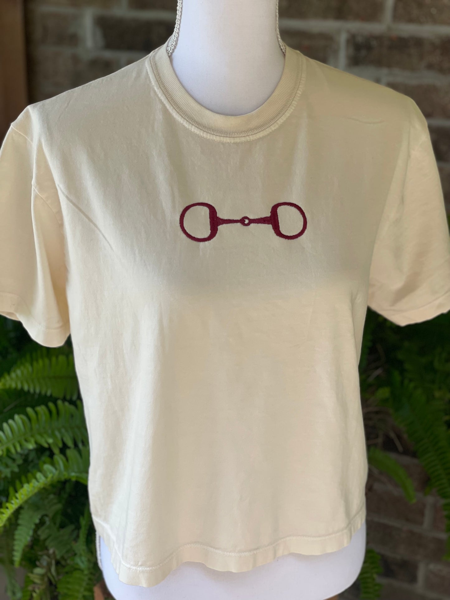 Horse Bit Cropped Tee