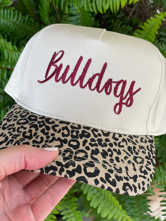 Bulldogs Leopard Trucker Cap